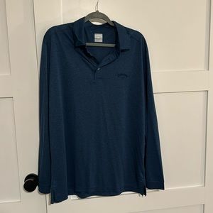 Callaway Dark Blue Long Sleeve Polo